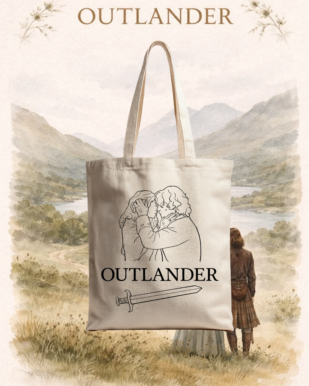 Tote bag Outlander