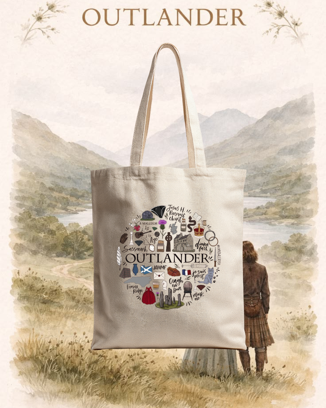 Tote bag Outlander V2