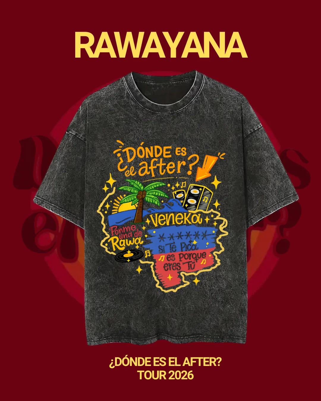 Polera Rawayana - Tour 2026