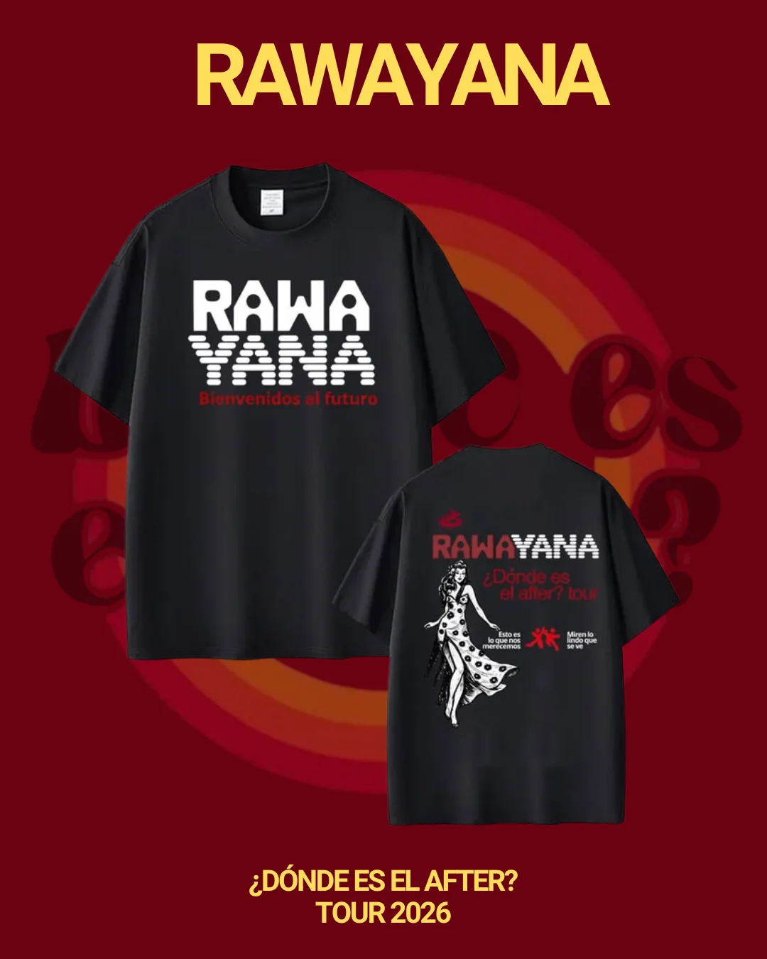 Polera Rawayana - Tour 2026 V4